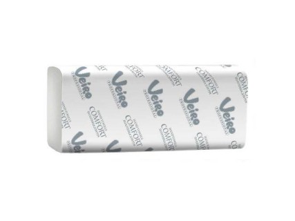 Veiro Professional Comfort бумажные полотенца в пачках Z-сложение белые 2 слоя 24 х 21.6 см 200 листов